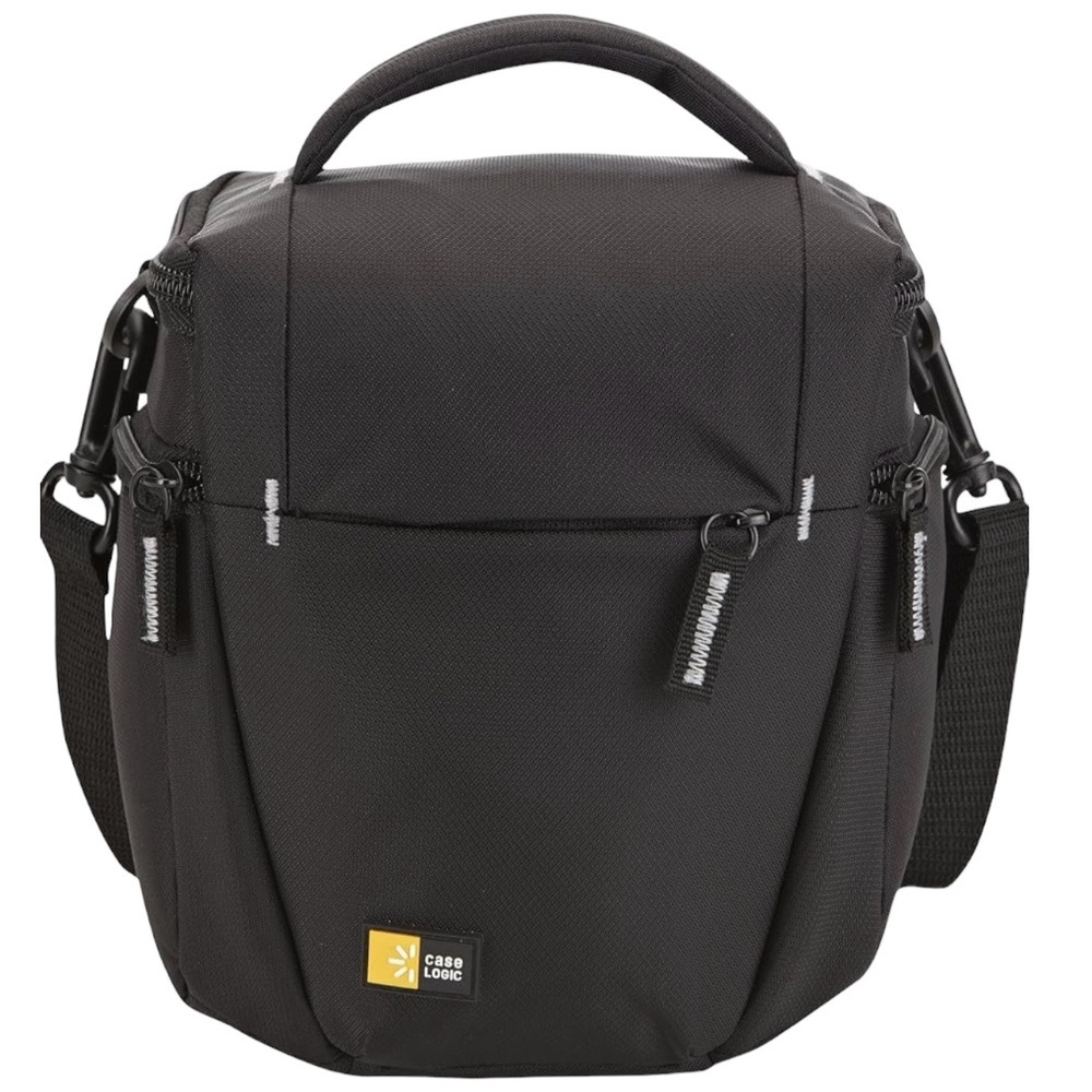 Case Logic TBC-406  Black Holster Camera Bag for DSLR w/ Strap & Belt Loop